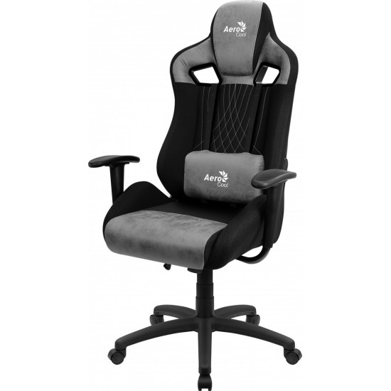 Aerocool EARL AeroSuede Universal gaming chair Black, Grey