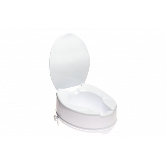 Raising toilet seat with flap 10cm