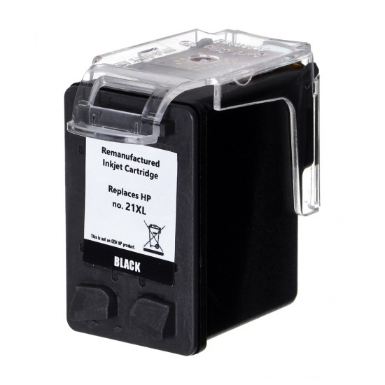 Superbulk B-H21 Black Ink for HP Printer (Replacement HP 21XL C9351A) Standard