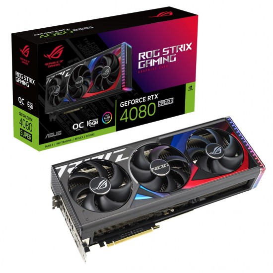 ASUS ROG -STRIX-RTX4080S-O16G-GAMING NVIDIA GeForce RTX 4080 SUPER 16 GB GDDR6X