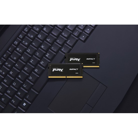 Kingston Technology FURY 16GB 4800MT/s DDR5 CL38 SODIMM Impact