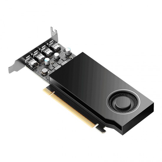 PNY NVIDIA A400 4GB GDDR6 64-bit, Low Profile, PCIe 4.0 x8, Single slot, 4 x Mini DisplayPort 1.4a, 50W, LP bracket, small box