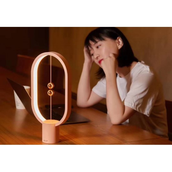 Allocacoc Heng Balance Lamp Ellipse USB Light Wood