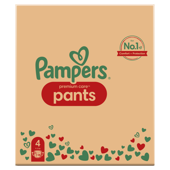 PAMPERS Premium Pants nappies Size 4, 9-15kg, 114pcs