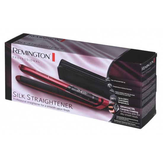 Remington S9600 hair styling tool Straightening iron Warm Red 3 m