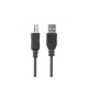 Lanberg CA-USBA-15CU-0010-BK kabel USB 1m 2.0 USB A->USB-B Black