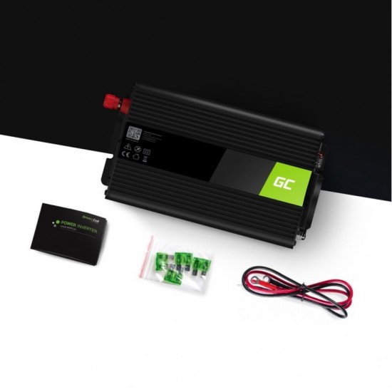 Green Cell INV08 power adapter/inverter Outdoor 1000 W Black