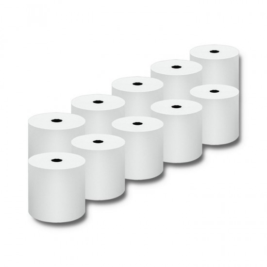 Qoltec 51892 Thermal roll 80 x 80 | 55g/m2 | 10pcs | BPA free