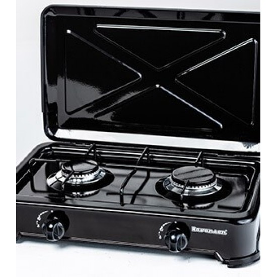 Countertop Hob Gas Ravanson K-02TB [black; 2 zone(s)]