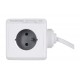 Allocacoc PowerCube Extended USB E(FR), 3m power extension 4 AC outlet(s)