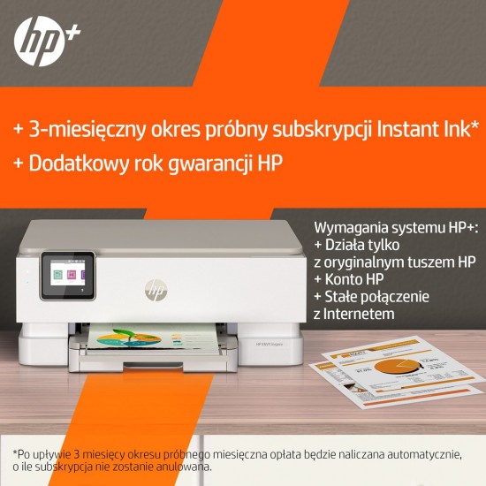 HP ENVY HP Inspire 7220e All-in-One Printer, Color, Printer for Home, Print, copy, scan, Wireless; HP+; HP Instant Ink eligible; Scan to PDF