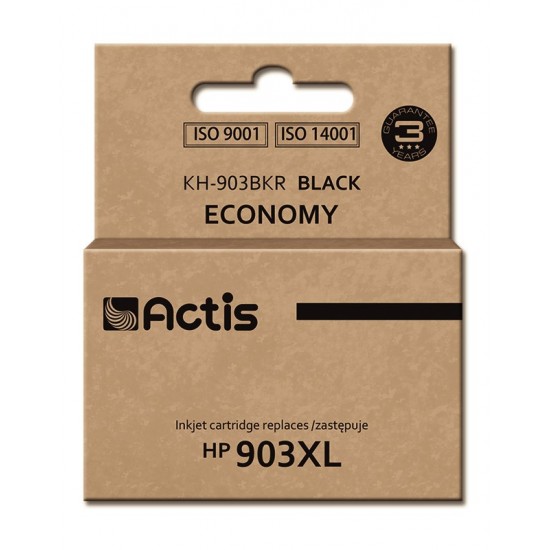 Actis KH-903BKR Ink Cartridge (replacement for HP 903XL T6M15AE; Standard; 30ml; black) - New Chip