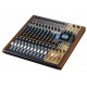 Tascam MODEL 16 audio mixer 16 channels 20 - 30000 Hz Black, Gold, Wood