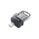 SanDisk Ultra Dual m3.0 USB flash drive 32 GB USB Type-A / Micro-USB 3.2 Gen 1 (3.1 Gen 1) Black, Silver, Transparent