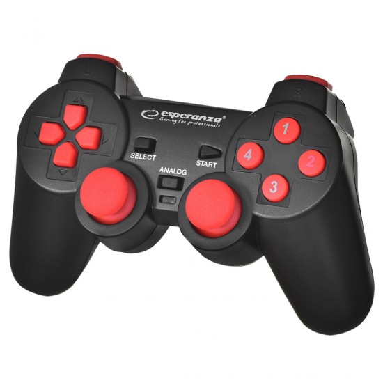 VAKOSS GAMEPAD WIRELESS WITH DUAL-SHOCK FUNCTION