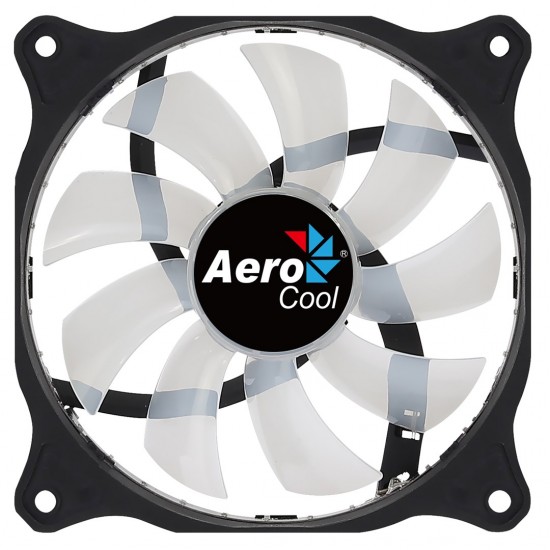 Aerocool COSMO12FRGB PC Fan 12cm LED RGB Molex Connector Silent Black