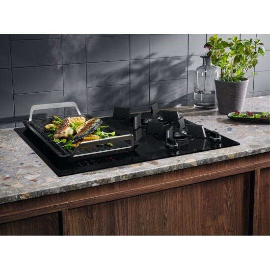 Induction-gas hob ELECTROLUX KDI641723K 800 Mixed 60 cm Black