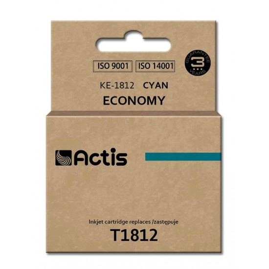 Actis KE-1812 ink (replacement for Epson T1812; Standard; 15 ml; cyan)