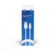 USB cable 3 m USB 2.0, USB A  - Micro USB White SAVIO CL-167