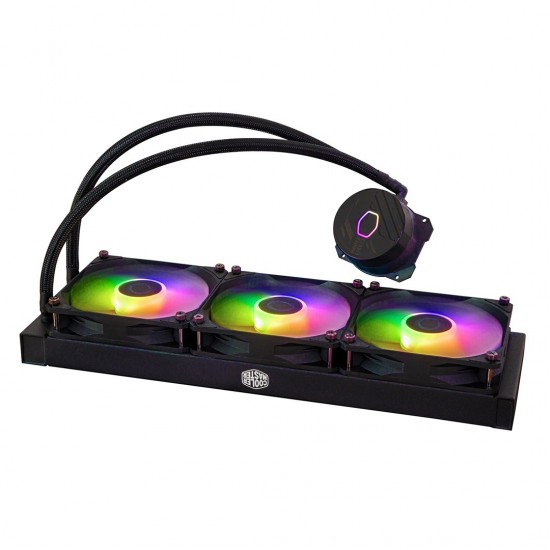 Cooler Master MasterLiquid 360L Core ARGB Processor Liquid cooling kit 12 cm Black