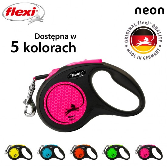 Flexi New Neon S 5 m Dog Retractable lead