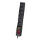 LESTAR LX 610 G-A, surge protector, 1.5m, black 6 AC outlet(s) 230 V