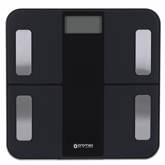 Oromed ORO-SCALE BLUETOOTH BLACK Electronic personal scale Square