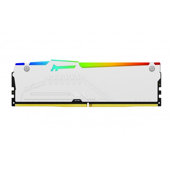 Kingston Technology FURY Beast 32GB 6000MT/s DDR5 CL40 DIMM (Kit of 2) White RGB XMP