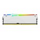 Kingston Technology FURY Beast 32GB 6000MT/s DDR5 CL40 DIMM (Kit of 2) White RGB XMP