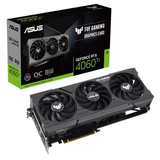 ASUS TUF Gaming TUF-RTX4060TI-O8G-GAMING NVIDIA GeForce RTX 4060 Ti 8 GB GDDR6