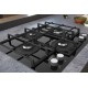 Hotpoint HAGS 62F/BK Black Built-in 59 cm Gas 4 zone(s)