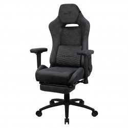 Aerocool ROYALSLATEGR Premium Ergonomic Gaming Chair Legrests Aerosuede Technology Grey