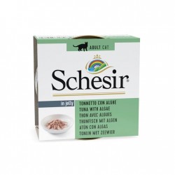 SCHESIR in jelly Tuna with algae - wet cat food - 85 g