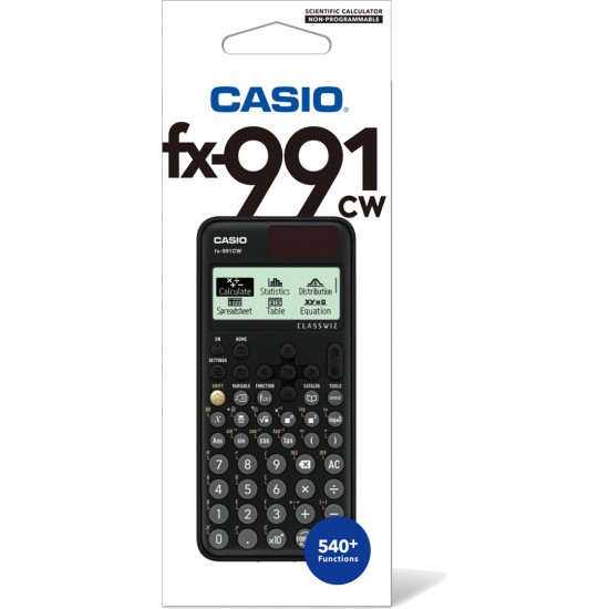 CASIO FX-991CW CALCULATOR SCIENTIFIC BOX