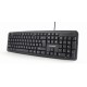 Gembird KB-U-103-RU keyboard USB QWERTY English, Russian Black