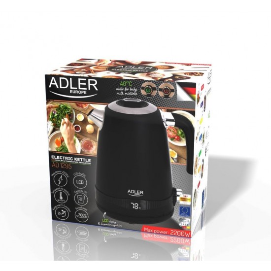 Adler AD 1295b Electric kettle 1.7 l Black