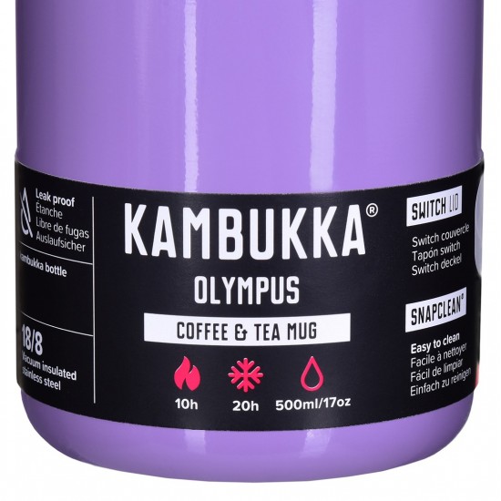 Kambukka Olympus Violet - thermal mug, 500 ml