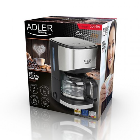 Adler AD 4407 coffee maker Semi-auto Drip coffee maker