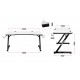 GAMING DESK HUZARO HERO 2.5 WHITE