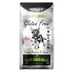 BIOFEED Euphoria Gluten Free Junior medium & large Lamb - dry dog food - 2kg