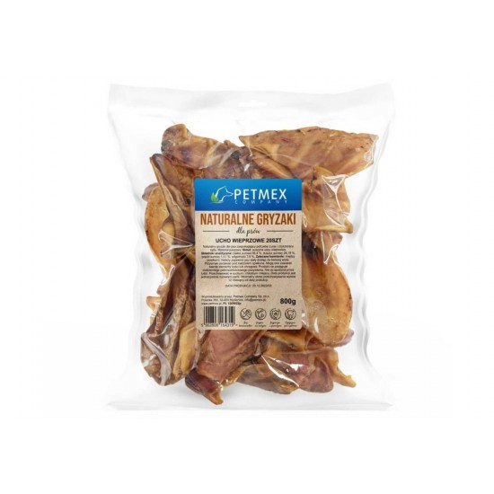 PETMEX Pork ear - dog chew - 20 pcs.