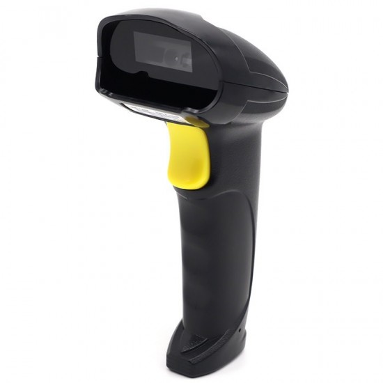 Qoltec 50853 Laser barcode scanner 1D | 2D | Black