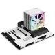 NZXT T120 RGB Processor Air cooler 12 cm White 1 pc(s)