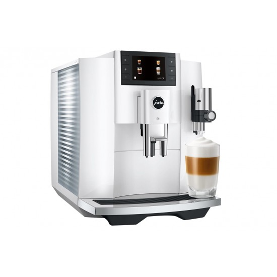 Jura E8 Piano White (EC) Coffee Machine