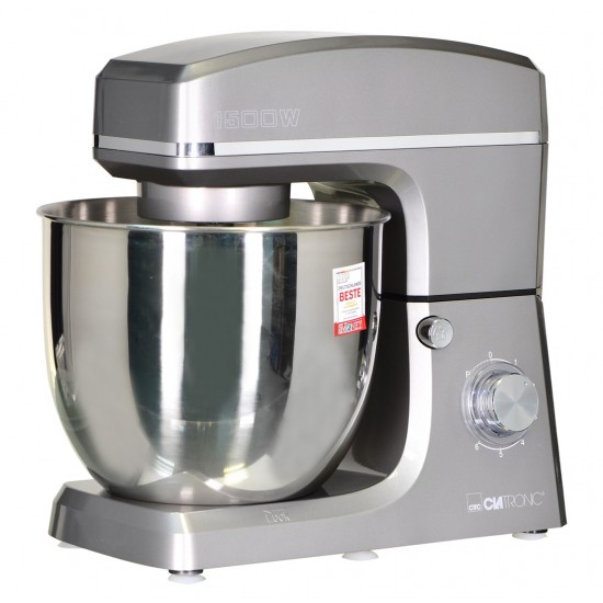 Clatronic KM 3765 food processor 1500 W 10 L Stainless steel