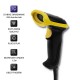 Qoltec 50860 Wired Laser Barcode Scanner 1D | USB