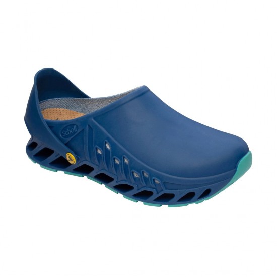 Scholl Evoflex  - unisex clogs navy blue, size 44