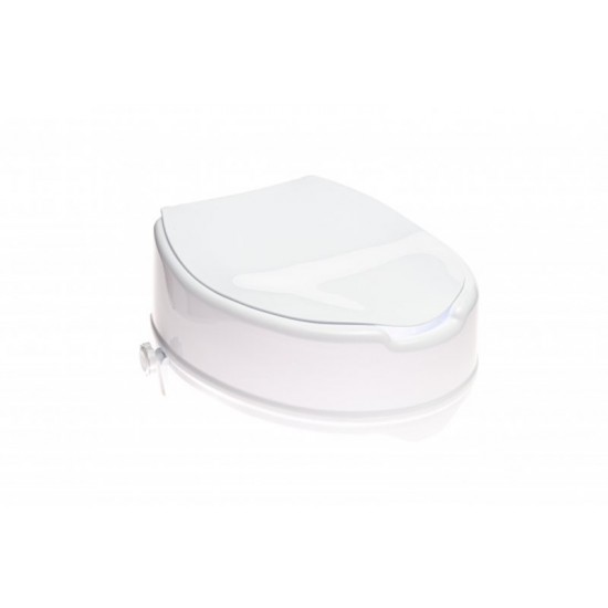 Raising toilet seat with flap 10cm