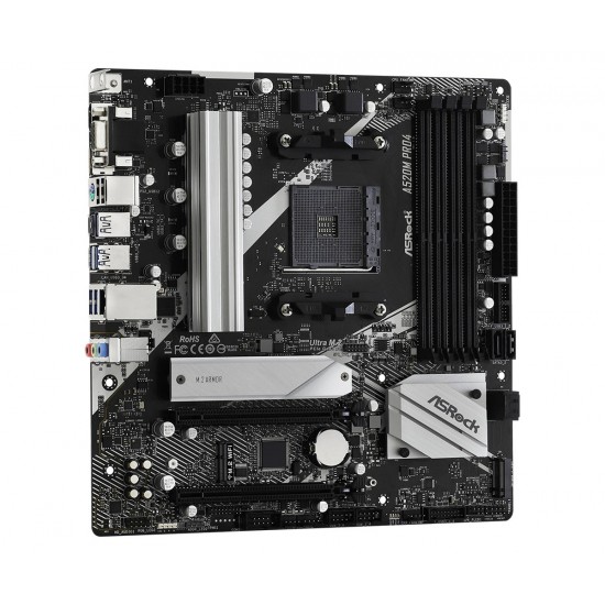 Asrock A520M Pro4 Socket AM4 micro  ATX