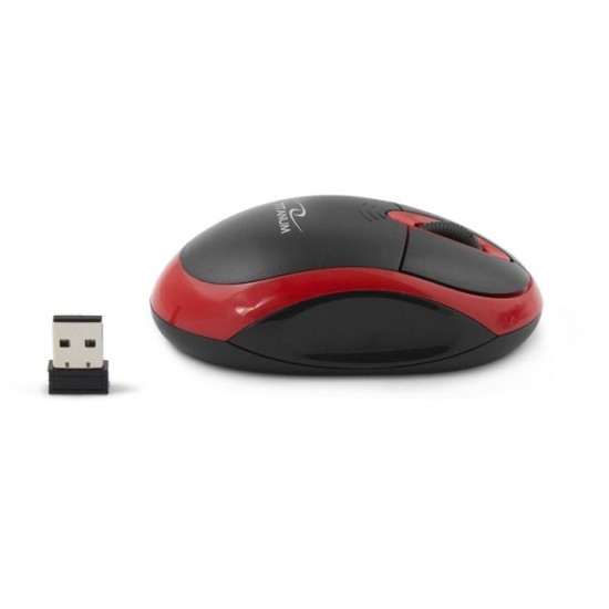 Titanum TM116E Wireless 3D mouse 2.4GHZ Black / Red